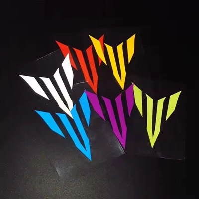 Adesivi motociclisti Decal di casco riflettente impermeabile