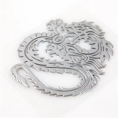 Decali del drago logo del nichel adesivo