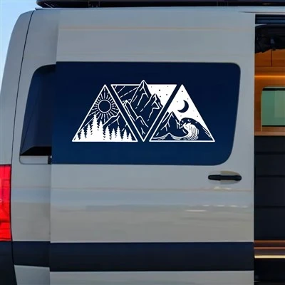 Decalcomanie Ocean Mountain per camper