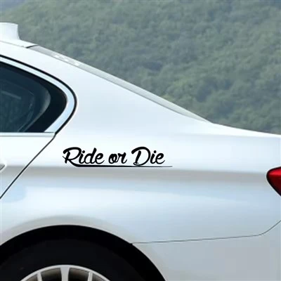 Adesivo per auto Ride Or Die