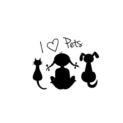 Scratch Baby Girl Dog Cat Cat Car Cartoon Sticker