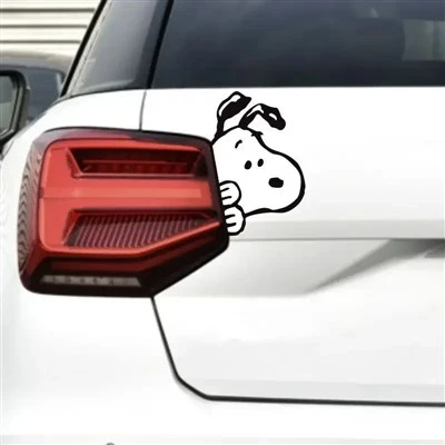 Snoopy adesivo graffia il lato del corpo del blocco