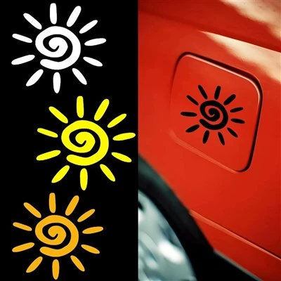 Sun Sunshine Anime Accessori per decalcomanie carine