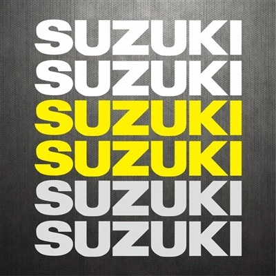 Emblema del serbatoio di decalcomanie di motociclisti Suzuki