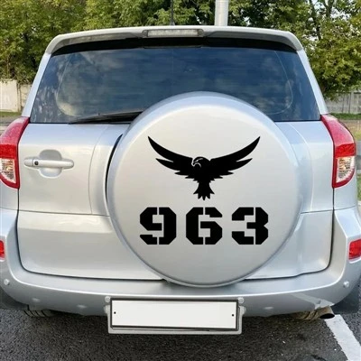 SIRIA MAPPIA 963 Adesivo per auto aquila