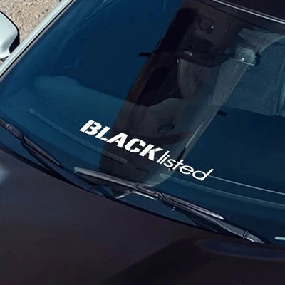 Adesivo impermeabile in vinile riflettente nero elencato