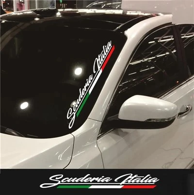 Adesivo del parabrezza per Fiat 500 Abarth Alfa Romeo