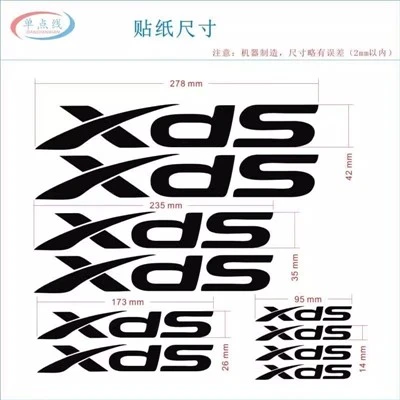 Kit di decalcomanie XDS