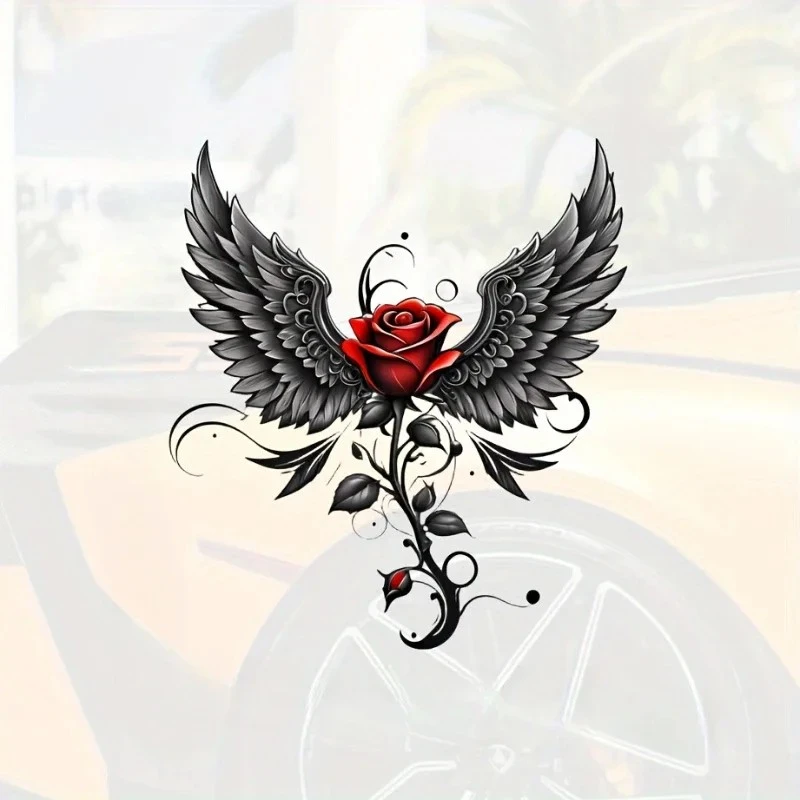 Splendidi adesivi per auto ali di angelo