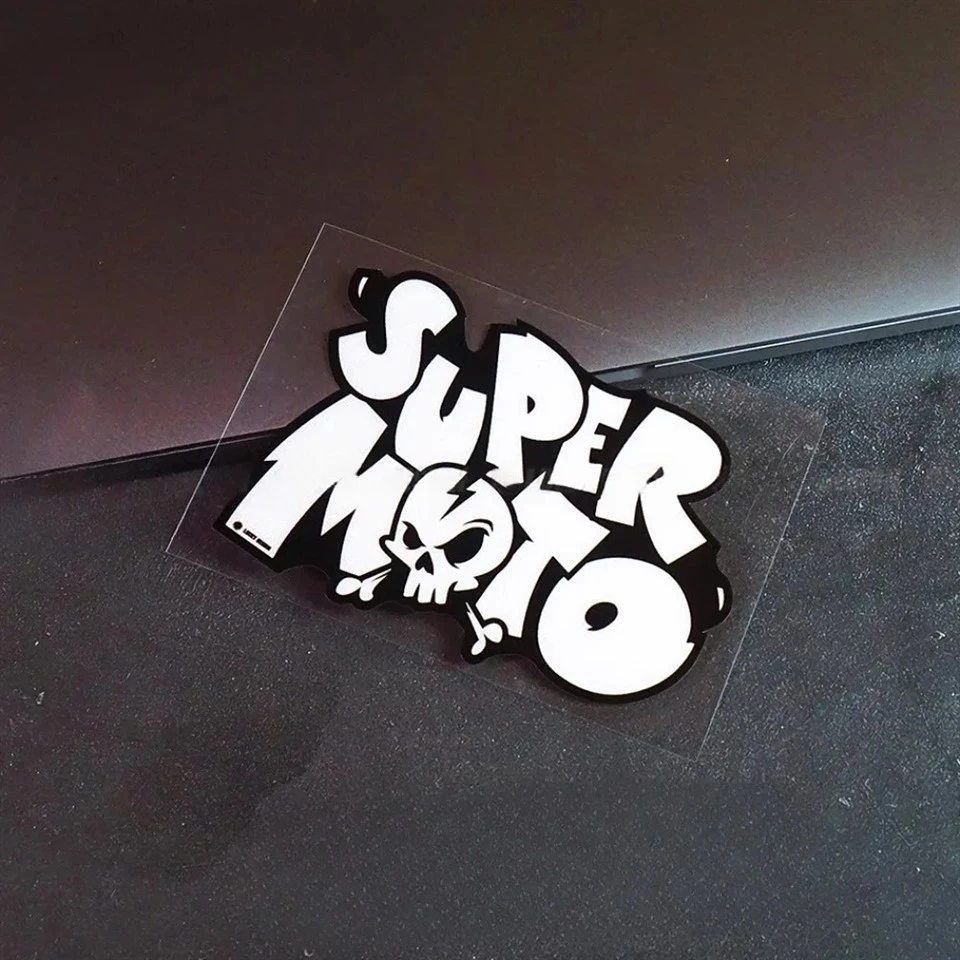 Super Moto Motorcycle Stickers Waterproof