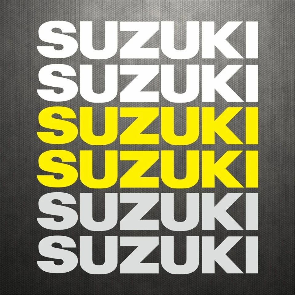 Emblema del serbatoio di decalcomanie di motociclisti Suzuki