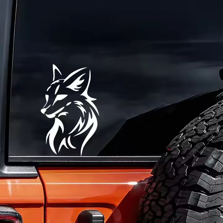 Adesivi in ​​vinile auto body volpe badge