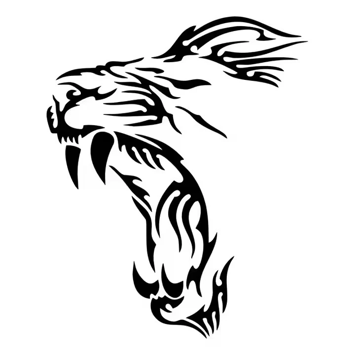 Waterproof LION Funny Vinyl Decal