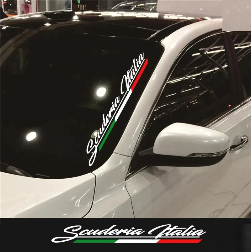 Adesivo del parabrezza per Fiat 500 Abarth Alfa Romeo